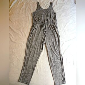 Universal Thread Grey Heather Sleeveless Jumpsuit XXL Drawstring Waist